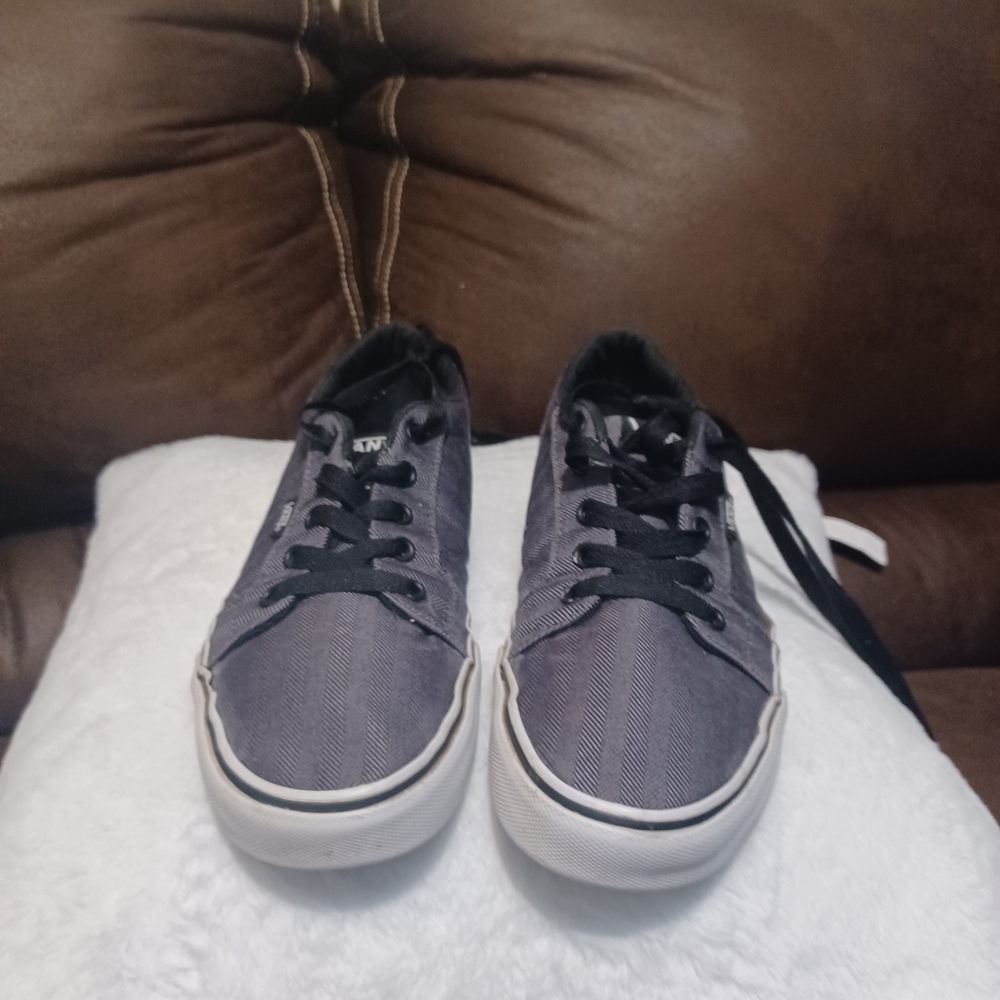 Vans off the wall men's tennis shoes, navy, sz 9